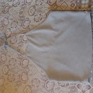 Garage grey sparkly crop top